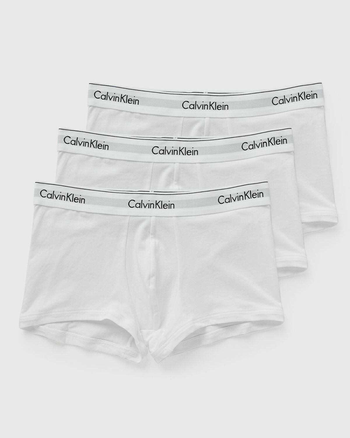 Calvin Klein Underwear Modern Cotton Stretch Trunk 3 Pack White - Mens -  Boxers & Briefs Calvin Klein Underwear