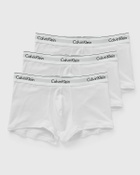 Calvin Klein Underwear Modern Cotton Stretch Trunk 3 Pack White Boxers & Briefs
