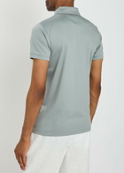 Raith Santi Mercerized Cotton Polo Shirt Light Blue