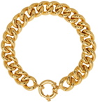Ernest W. Baker Gold Curb Chain Bracelet