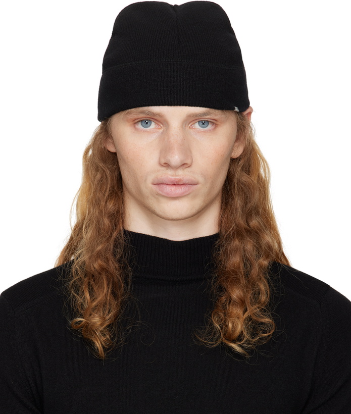 Photo: HYEIN SEO Black Logo Beanie
