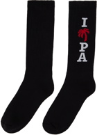 Palm Angels Black 'I Love PA' Socks