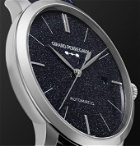 Girard-Perregaux - 1966 Orion Automatic 40mm Stainless Steel and Leather Watch, Ref. No. 49555-11-435-BB4A - Blue