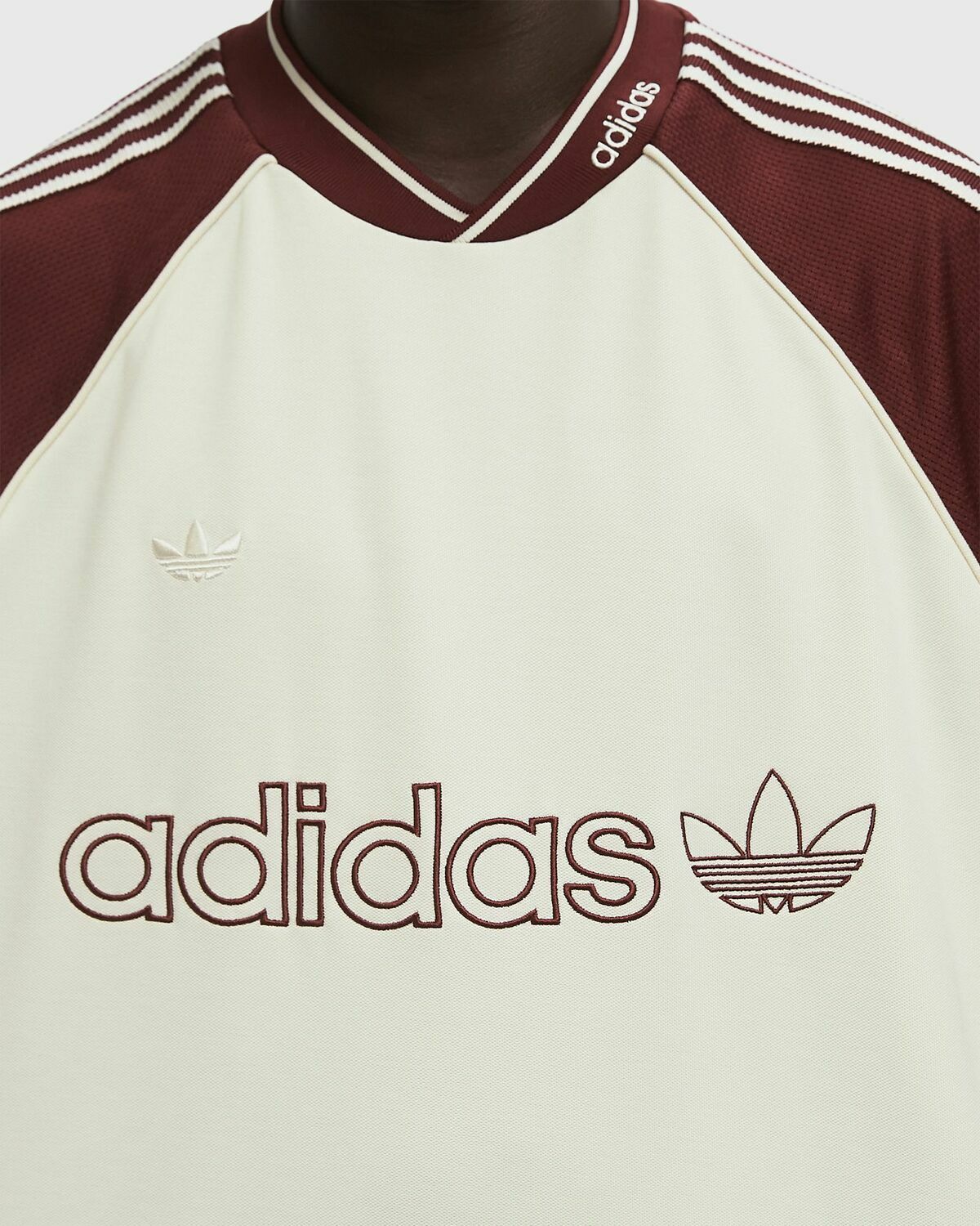 Adidas PREMIUM JRSY red/beige Mens Jersey adidas