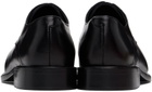 Stefan Cooke Black & Orange Slashed Square Toe Derbys