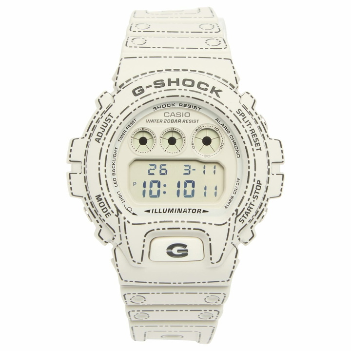 Photo: G-Shock DW-6900RGM-5AER Origami Made in Japan Watch in White 