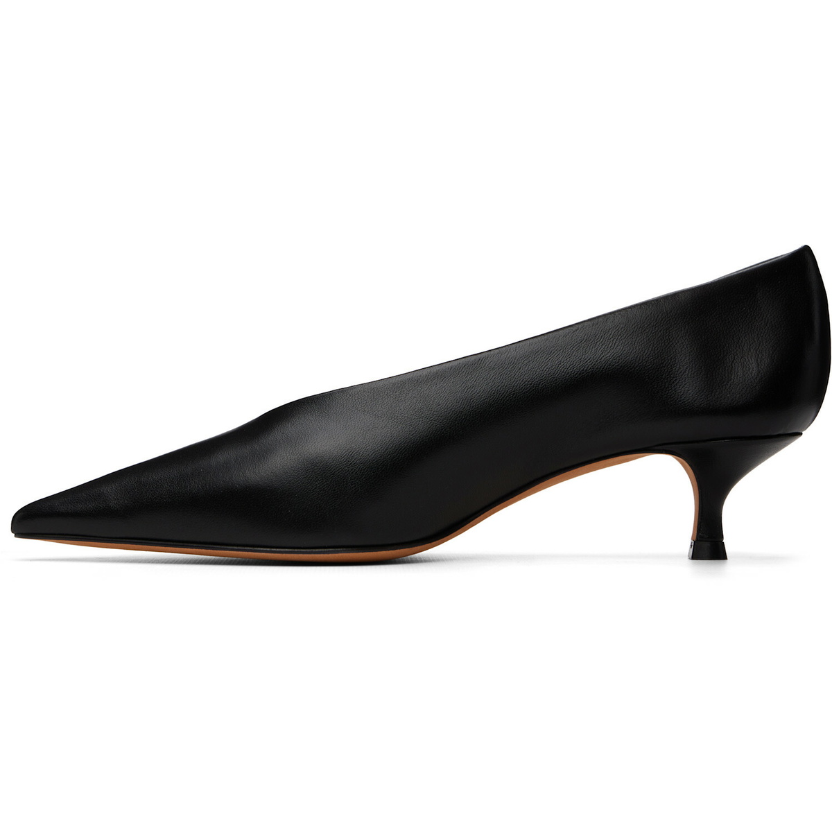 Le Monde Beryl Black Babouche Kitten Heels
