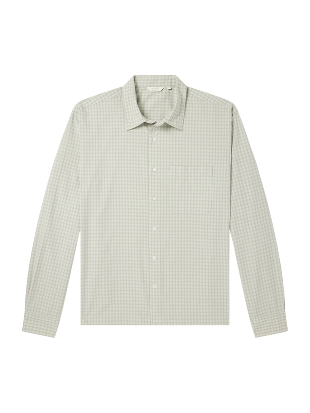 Photo: Aimé Leon Dore - Checked Poplin Shirt - Green