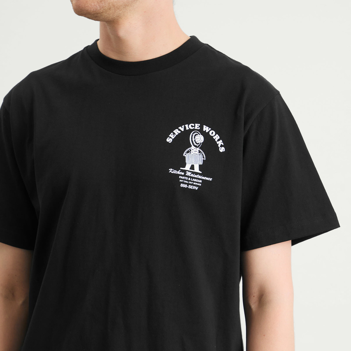 Service Works Men's Maintenance T-Shirt in Black