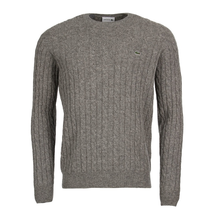 Photo: Cable Knit Jumper - Grey
