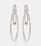Spinelli Kilcollin Echo sterling silver and 18kt gold hoop earrings