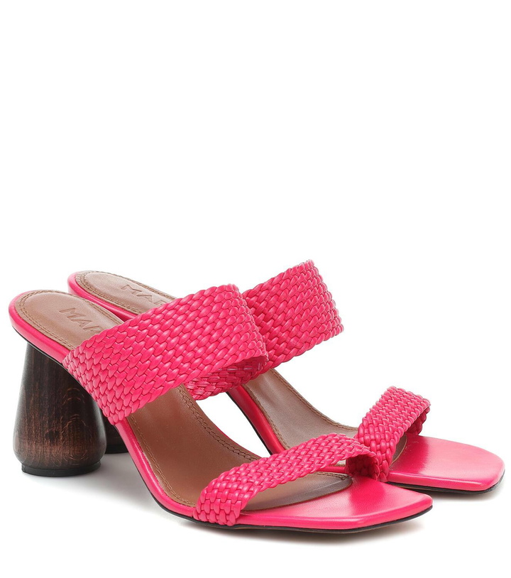 Photo: Souliers Martinez Limon 80 leather sandals