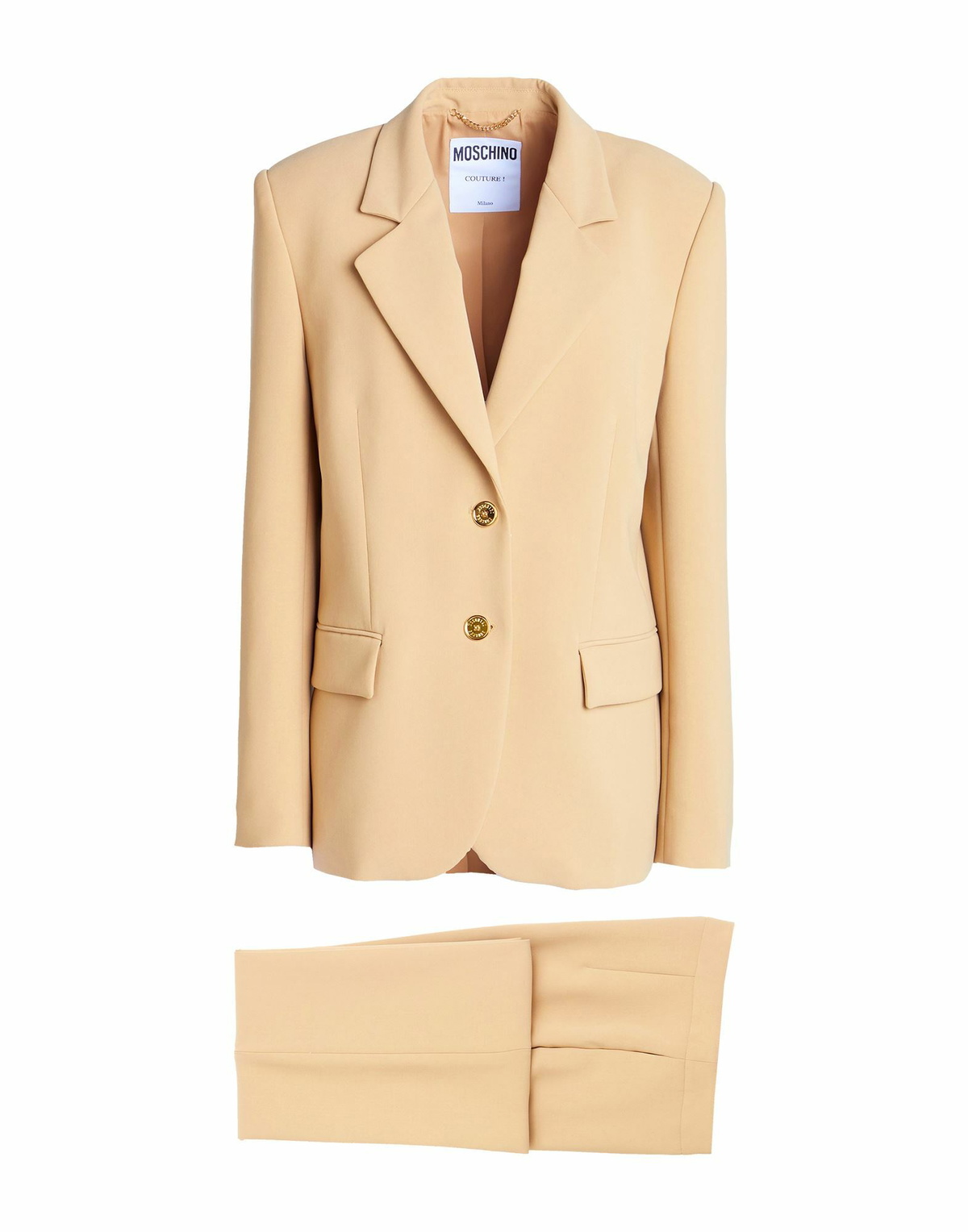 Moschino Womens Suit in Beige