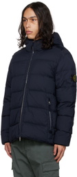 Stone Island Navy Seamless Tunnel Down Jacket