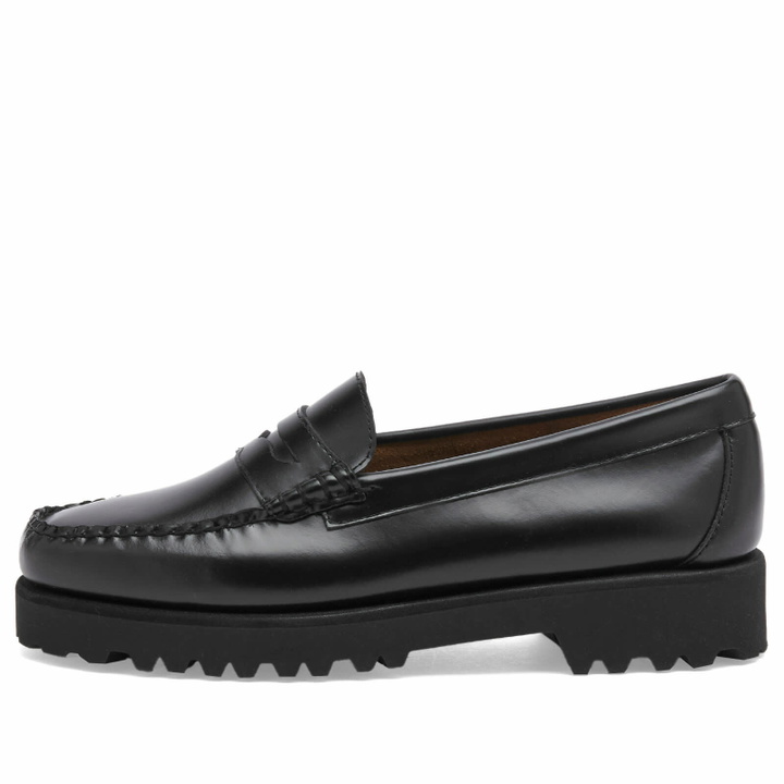 Photo: Bass Weejuns Women's 90s Penny Chunky Loafer in Black Leather