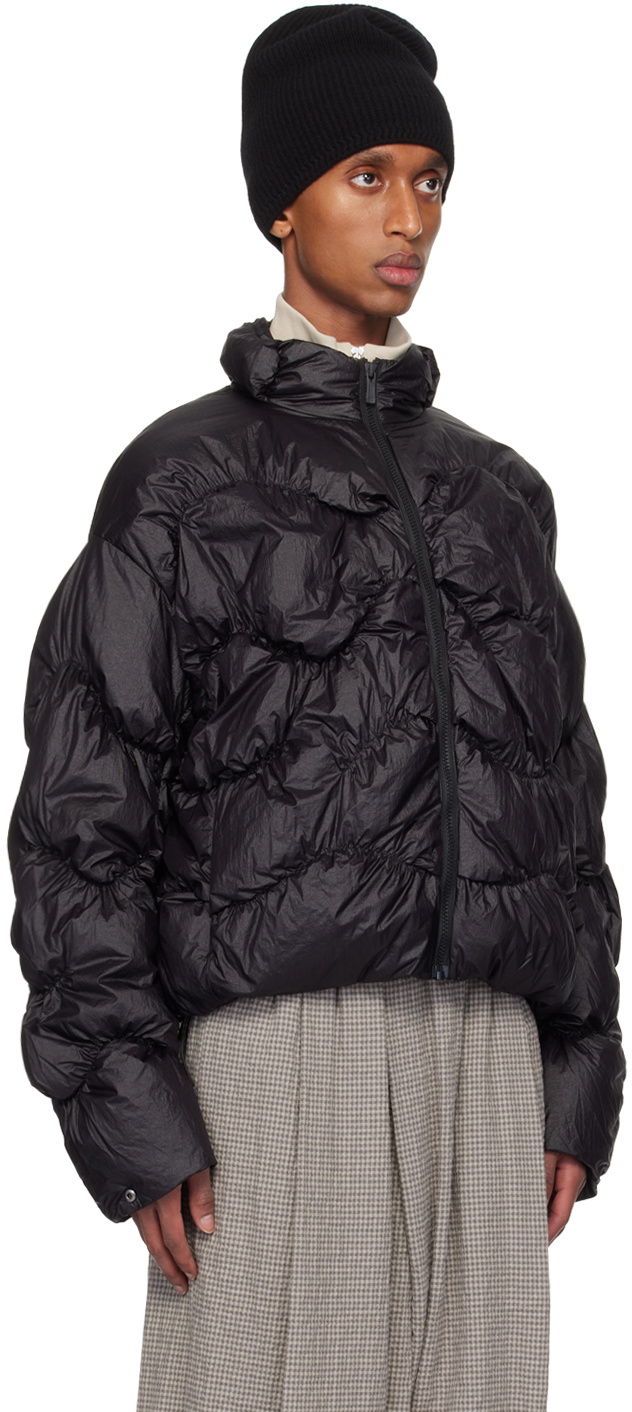 A. A. Spectrum Black Pileus Down Jacket A. A. Spectrum