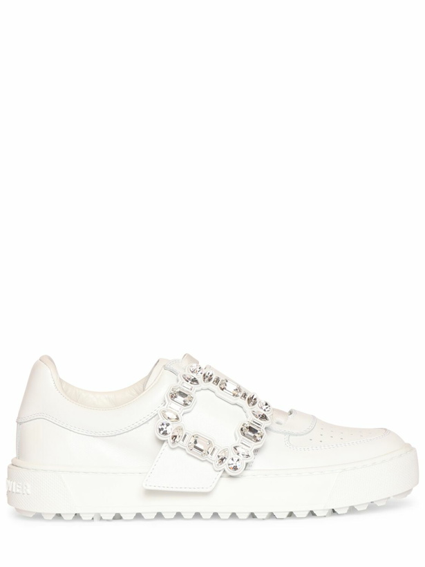 Photo: ROGER VIVIER - Very Vivier Leather Low Top Sneakers