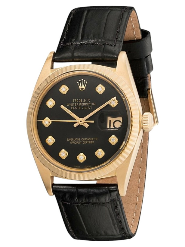 Photo: Lizzie Mandler Fine Jewelry Reworked Vintage Rolex Oyster Perpetual Datejust Watch