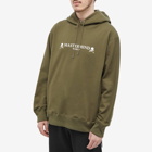 MASTERMIND WORLD Men's Logo And Skull Hoody in Olive