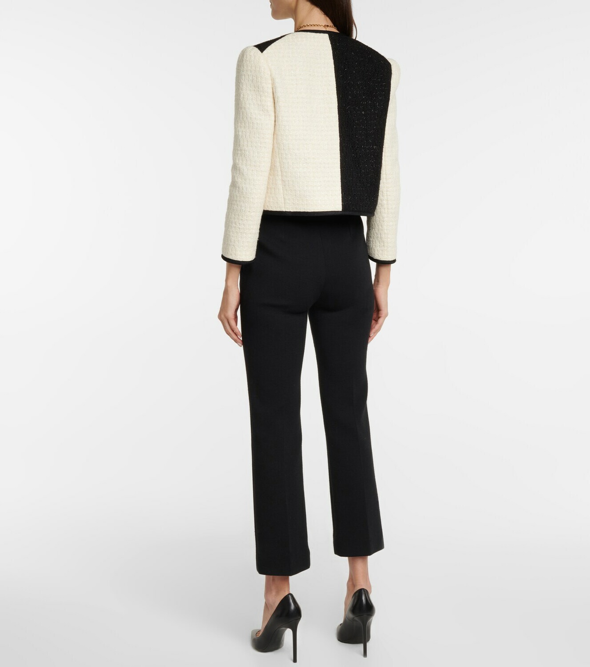 Saint Laurent Colorblock tweed jacket Saint Laurent Saint Laurent Colorblock tweed jacket Saint Laurent