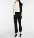 Saint Laurent Colorblock tweed jacket