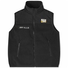 Human Made Men's Fleece Vest in Black