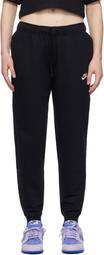 Nike Black Sportswear Club Fleece Lounge Pants