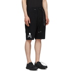 mastermind WORLD Black Terrycloth Logo Shorts