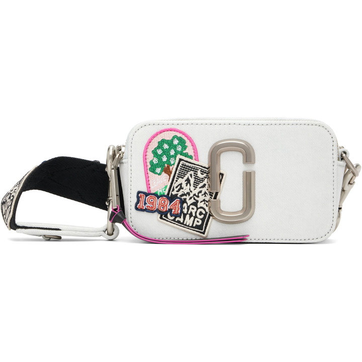 Photo: Marc Jacobs Off-White 'The Camp Patchwork Denim Snapshot' Bag