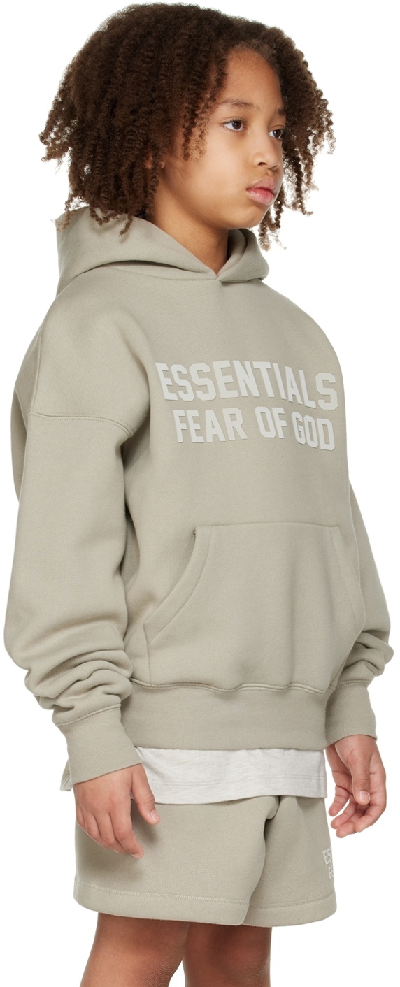 Essentials Kids Gray Bonded Hoodie Essentials