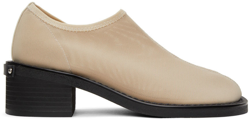 OSOI Beige Mesh Tobee Loafers