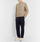 Isabel Marant - Macey Merino Wool Cable Knit Sweater - Neutrals