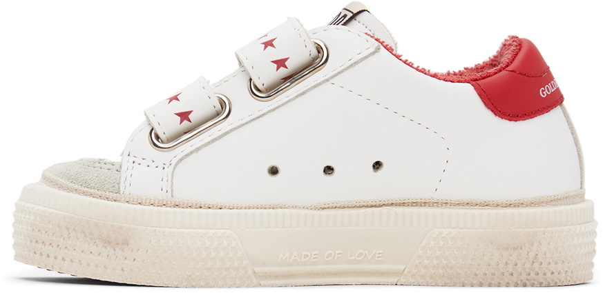 golden goose white may sneakers
