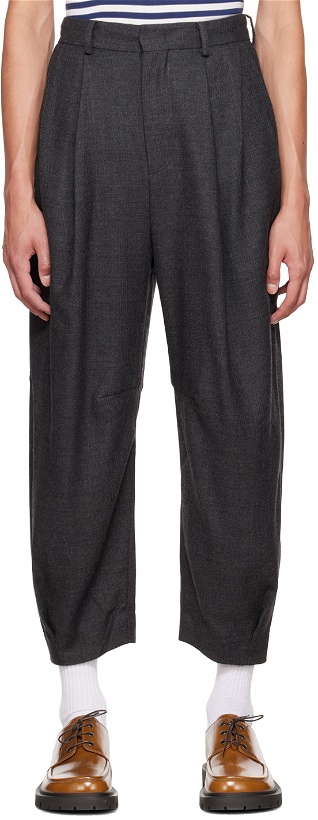 Photo: ADER error Gray Pleated Trousers