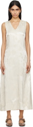 Holzweiler Off-White Luka Jacquard Maxi Dress