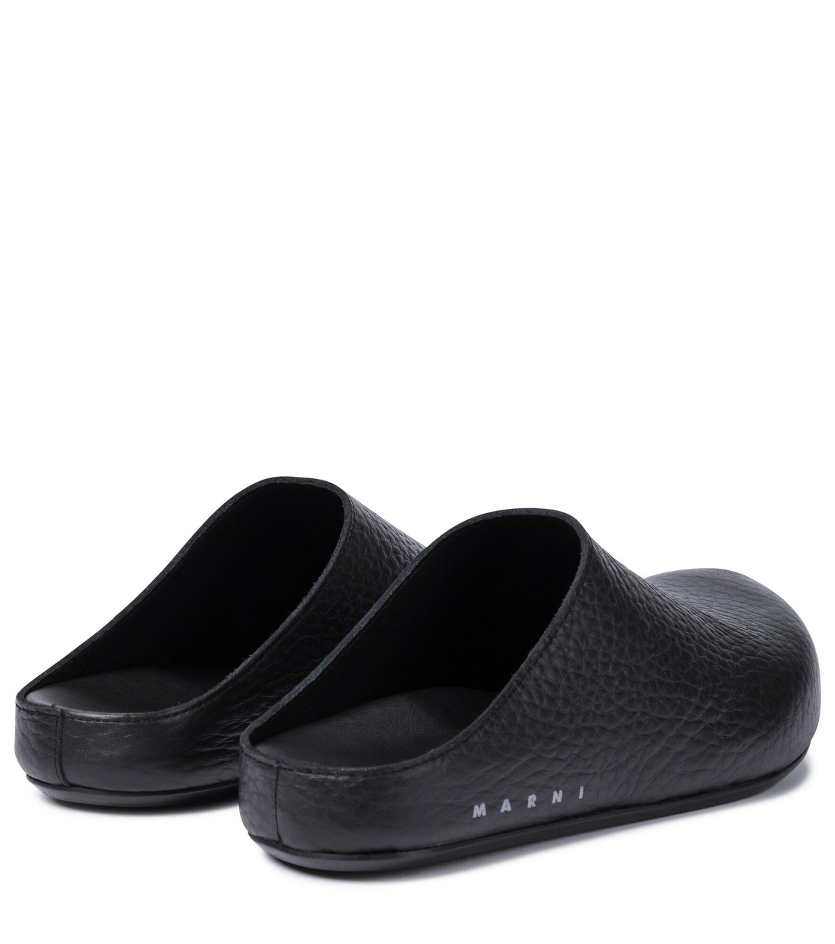 関税込 MARNI Sabot leather slippers 527366 Marni - Sabot leather slippers Marni