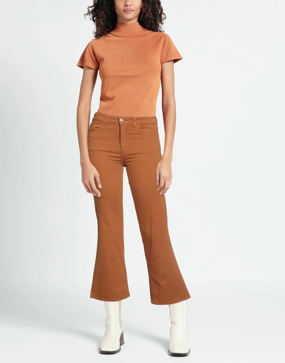 Jucca Womens Jeans Camel