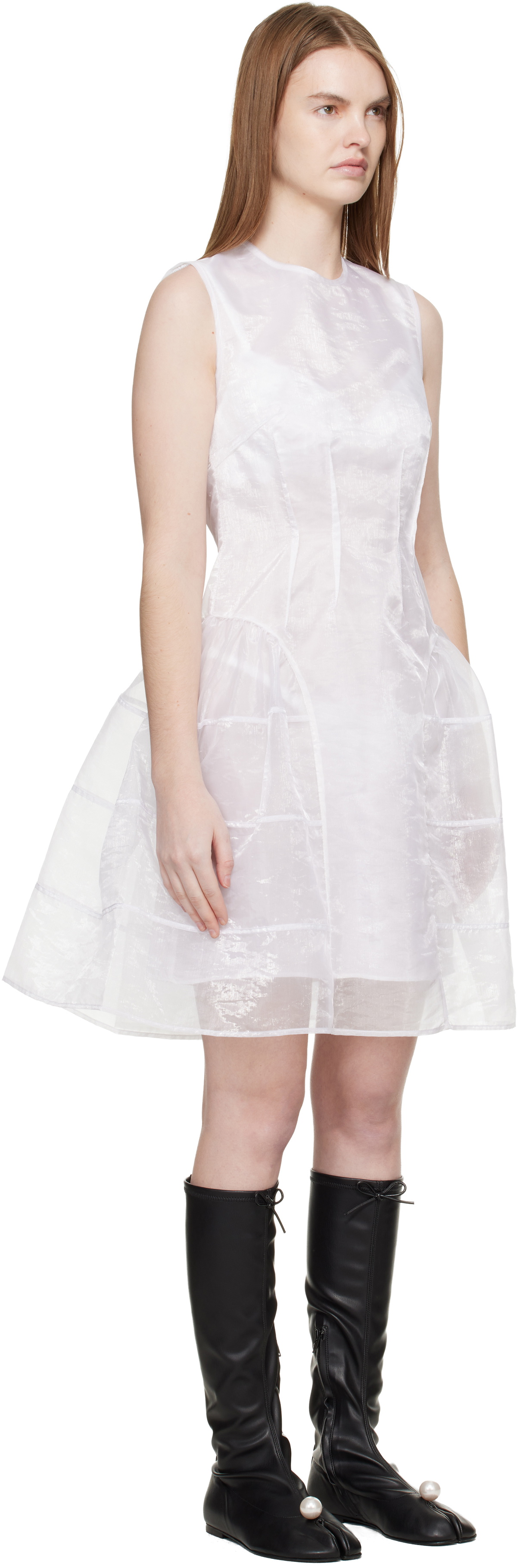 Cecilie Bahnsen White CBclaudie Minidress