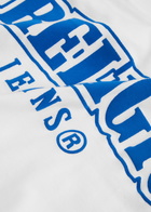 True Religion Logo-print Cotton T-shirt White And Blue