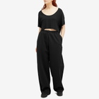 Joah Brown Women's Slouchy Crop T-Shirt in Black