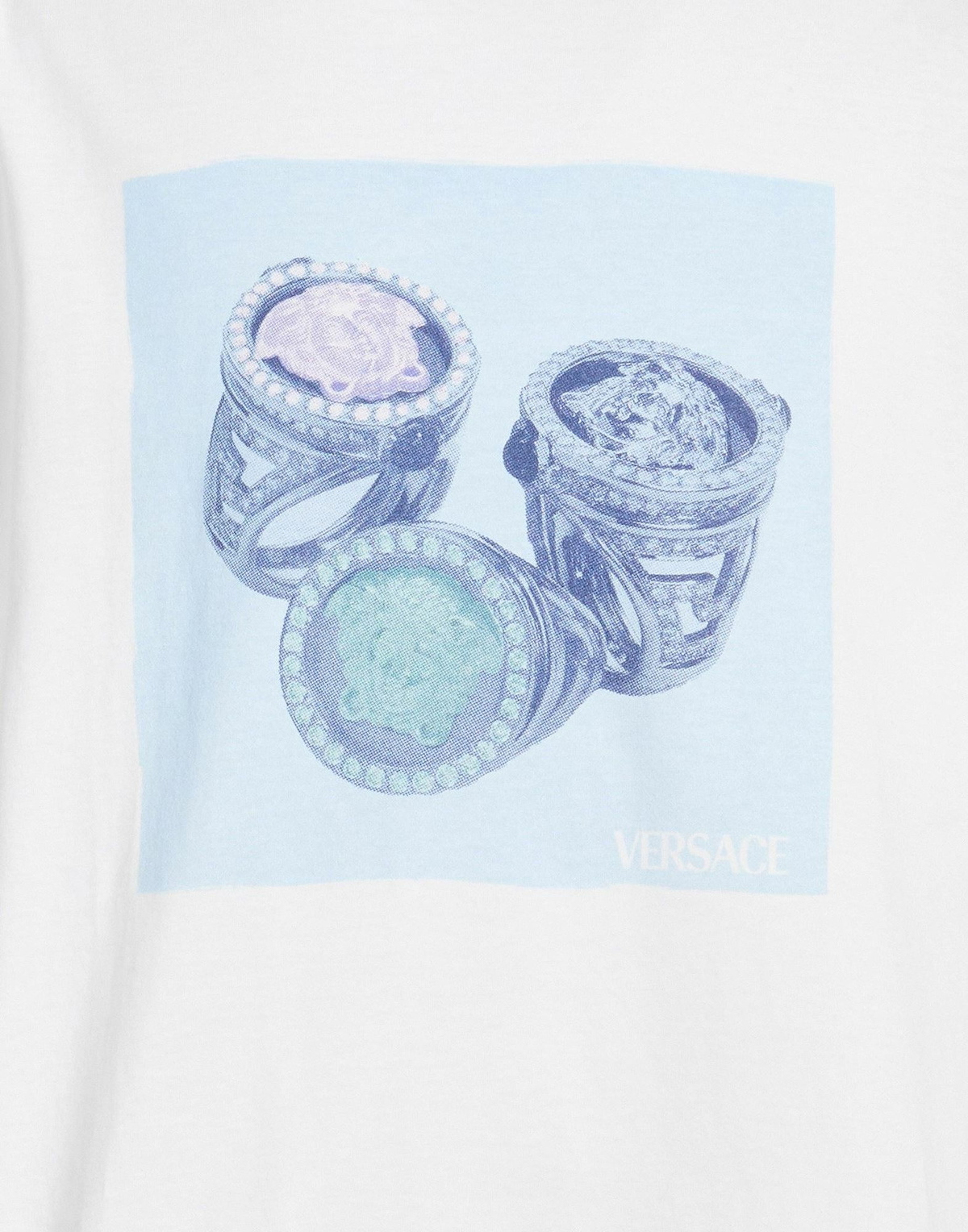 Versace Mens T-shirt in White
