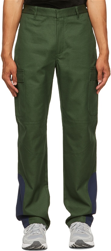 Photo: GR10K Green Ripstop DF Processing Patch Cargo Pants