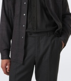 Brioni Wool slim pants