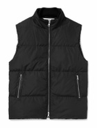 Mr P. - Padded Recycled-Shell Hooded Down Gilet - Black