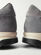 Common Projects - Track 80 Suede and Ripstop Sneakers - Gray