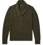 rag & bone - Cardiff Merino Wool and Cotton-Blend Cardigan - Army green