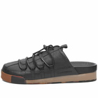 Grenson Men's Sneaker 75 Sneakers in Black Burnished Nubuck