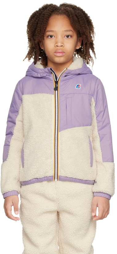 Photo: K-Way Kids Purple & Off-White 3.0 Neige Orsetto Jacket