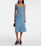 Patou Denim midi dress