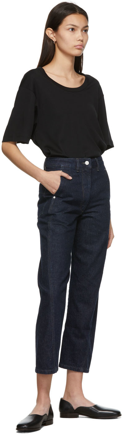 Lemaire Twisted Pant Denim Indigo, Lemaire Twisted Denim Indigo